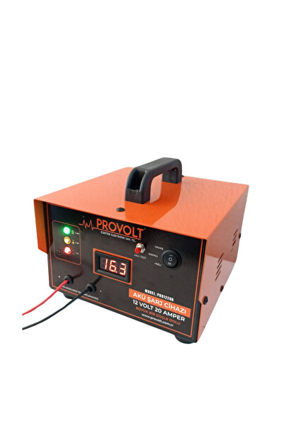 PROVOLT Akü Şarj Cihazı 12 Volt 200 Amper Aküler İçin 2 Yıl Garantili