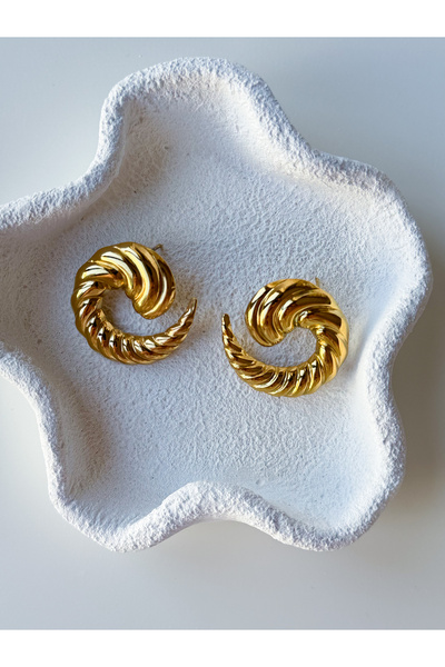 CHARMLUCKY ÇELİK TIRTIKLI YILAN KÜPE