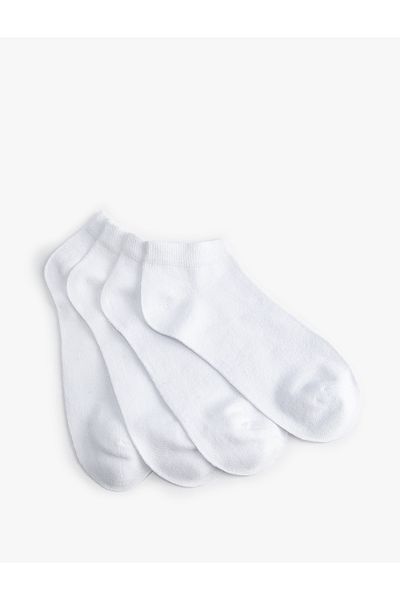 Koton Σετ 4 κάλτσες μποτάκια Basic Cotton Blended