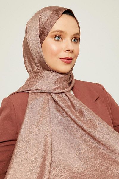 Levidor Ring Patterned Monogram Shawl