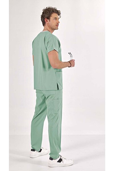 Uçak Medikal Costum chirurgical Core-flex Lycra pentru bărbați, uniformă pent...