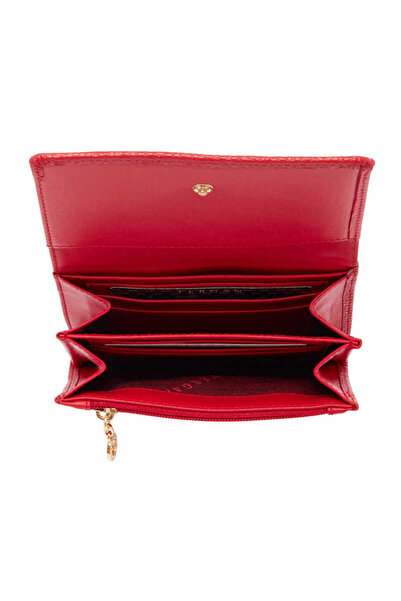 Tergan Kadın Hakiki Deri Cüzdan