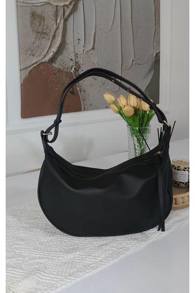 adrbags Geantă de mână și de umăr pentru femei Fox Model Black