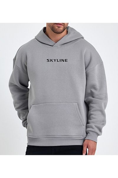 Uniquetex Φούτερ SKYLINE Unisex VEK Φούτερ με κουκούλα