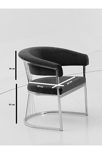 Rozexi Rio Çay Seti Tekli Koltuk Sandalye Berjer Oturma Odası Kafe Antre Hol Ofis Gold Metal