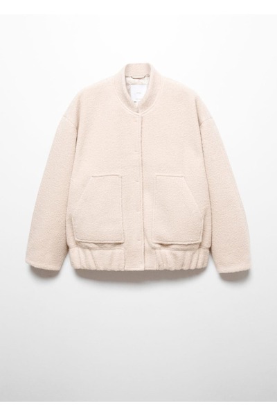 MANGO Woman Oversize Bomber Ceket