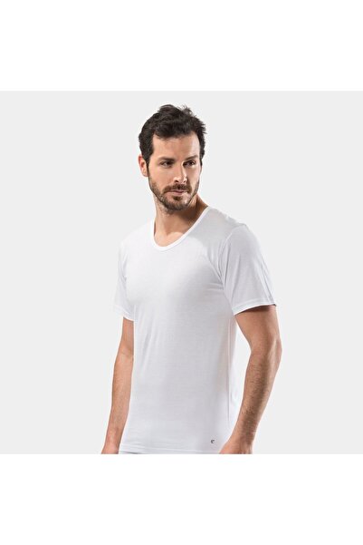 Cacharel 1102 Ανδρικό βαμβακερό εσώρουχο με λαιμόκοψη