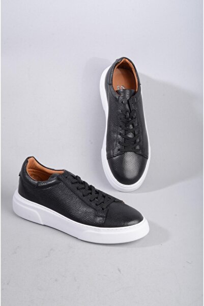 SEÇ KUNDURA Pantofi negri din piele naturală pentru bărbați - SEÇ 2501