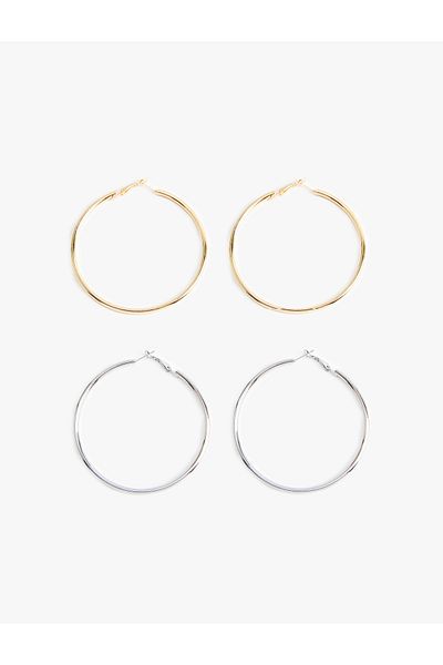 Koton Set of 2 Hoops and Earrings