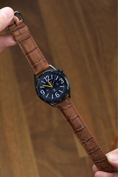 Onywatch Huawei Watch Deri Saat Kordonu Kayış GT4 Gt 2 3 4 Pro Se 2e Elite Gt...