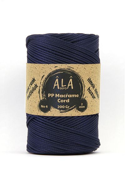 aladepo 200 g Πολυεστέρας (PP) Μακραμέ Σχοινί - Σχοινί 2mm, Σχοινί Supla και Σχοινί τσάντας