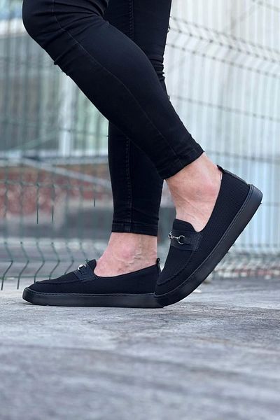 Lisinya Wagoon Wg060 Charcoal Knitwear Ballerina Men's Casual Shoes