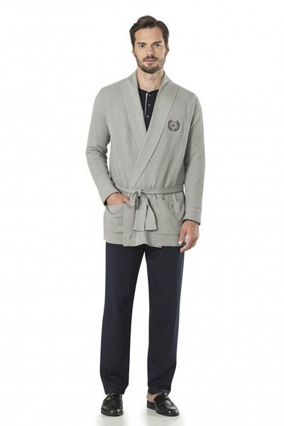 Pierre Cardin Σετ πιτζάμες 100% βαμβακερές & πλεκτά Robdöşambir 5 τεμαχίων σε κουτί σετ προίκα γαμπρού Q6.K6.K0.6