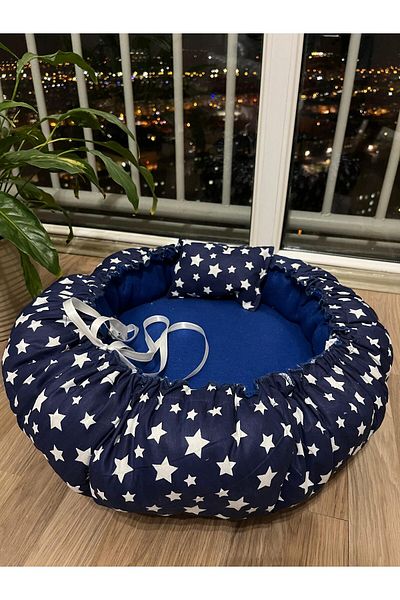 PATİAPATRA Spanish Model Double Sided Cat and Dog Bed