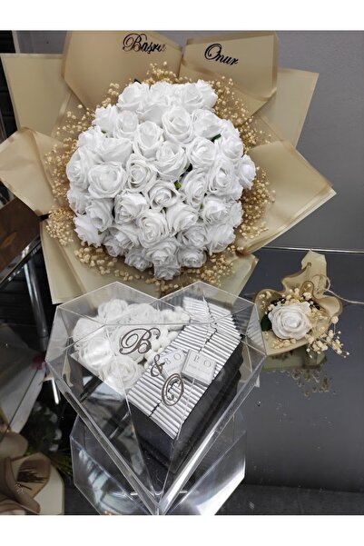 Masalsı Concept Kız Isteme Çikolatası 70 Adet, 41 Kız Isteme Çiçeği Söz,nişan...