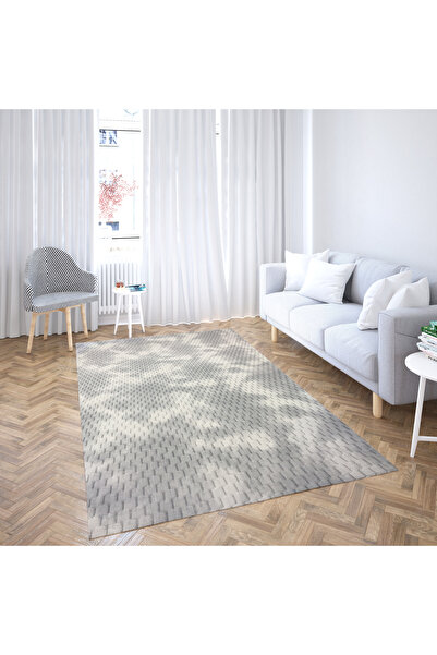 Merinos Aksu Bubble Halı Yeni Sezon Kaymaz Taban Makinede Yıkanır