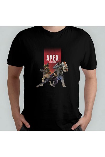 Pixxa Μπλουζάκι Apex Legends Crew Neck 100% βαμβακερό - Μοντέλο 1