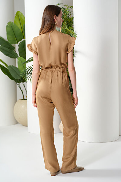 Naramaxx Fırfır Detaylı Kruvaze Tulum