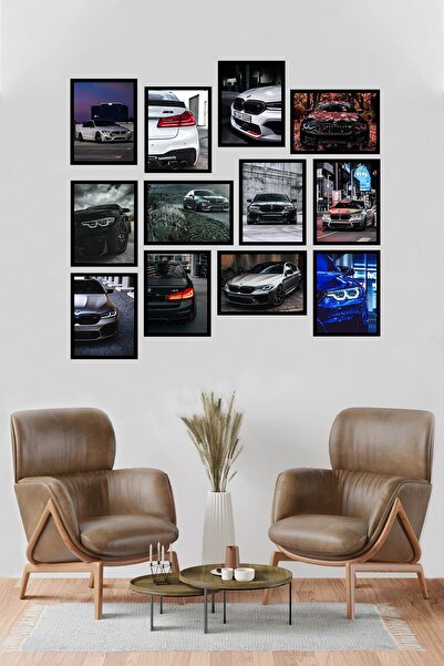 Pi Dekorasyon Bmw M5 12 Parça Mdf Tablo Arf117