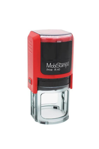 Yerli Sırdaş R-40 Mobi Stamps Yuvarlak Kaşe Printer Otomatik 40 Mm