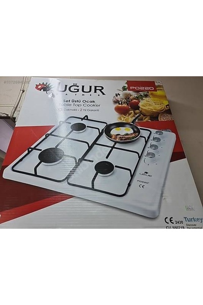 UğurKatmer Üstten Düğmeli Çakmaklı Tüplü Set Üstü Ocak