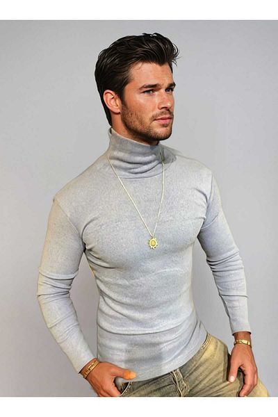 FAVORİM Πουλόβερ Unisex Κορδόνι Μπεζ - Ψηλός