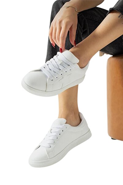 Liger White Women's Sneakers - Starry Sports Shoes