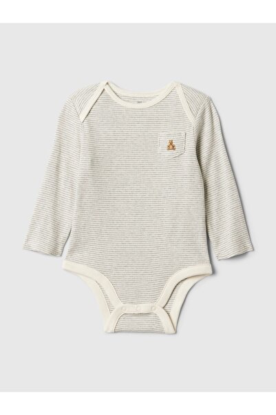 GAP Bebek Gri First Favorites Bodysuit