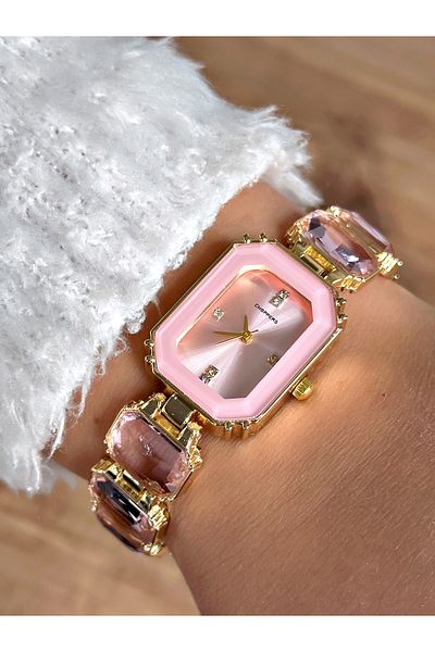 Choppers Luxury Stone Octagonal Square New Season Women's Wristwatch