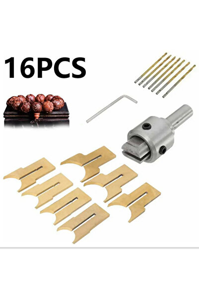 BGA 16 pcs Marangoz buda boncuk matkap ucu freze karbür cnc premium Router bit set 16 pcs