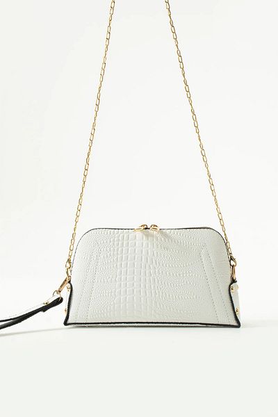 on star Handbag and Shoulder Chain Cross Strap Bag with Iguana Pattern