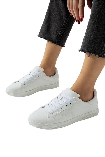 Liger White Women's Sneakers - Starry Sports Shoes