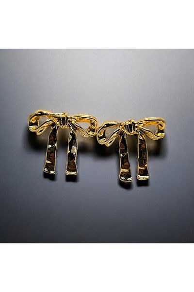 Florencia Bow Ribbon Stylish Women's Earrings |   Elegant and Modern Gift Ribbon Jewelry