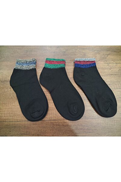 Leement socks 3 perechi de șosete scurte din microfibră pentru femei, cu deta...
