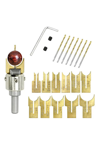BGA 24 pcs Marangoz buda boncuk matkap ucu freze karbür cnc premium Router bit set 24 pcs