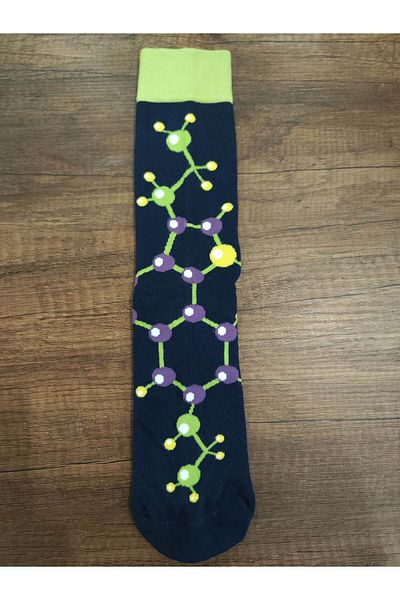 Leement socks Мъжки Premium Series - 1 чифт шарени гъвкави памучни чорапи