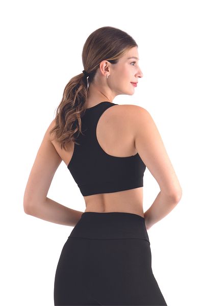 di base Women's Sports Casual Scuba Diving Fabric Crop Tank Top