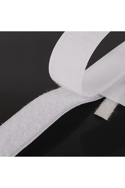 BGM TEKS 2 Meter White Velcro Tape - American Zipper