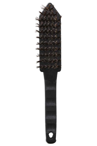 KAYAMU Metal and Plastic Handle Wire Brush - Rust Dirt Removal Cleaning Brush (K0)