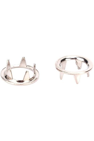 BGM TEKS 10.5mm Nickel (silver) Baby Studs 100 Pieces
