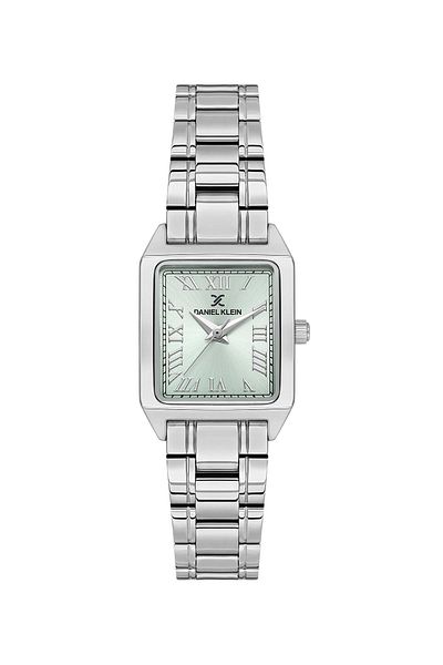 Daniel Klein Dkf.2315A New Trend Light Green Dial Cornered Women's Watch