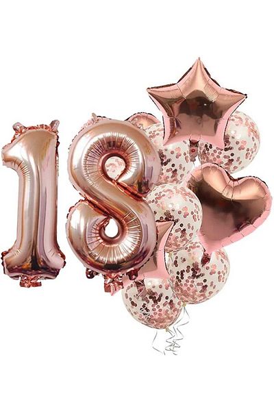 DÜVENCİ TİCARET Rose Gold Age Balloon Concept