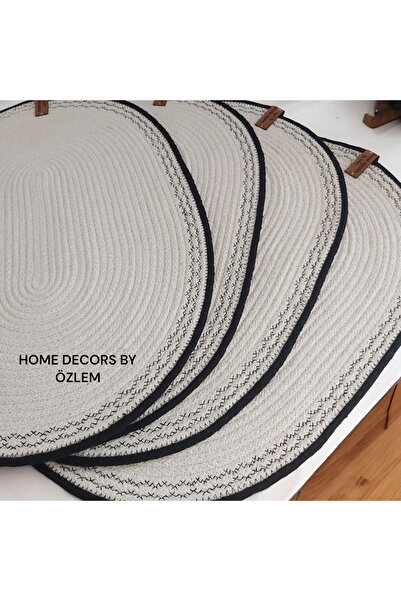 home decors by özlem Handmade American Serving Tableware Organizer for 4 Peop...