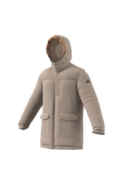 adidas Paveric Fur Par Men's Beige Coat Ix8886