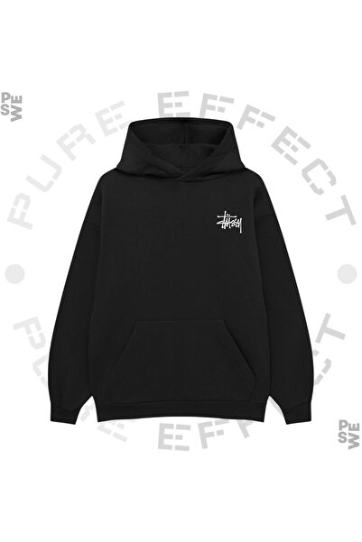 TRAGEDY هودي سويت شيرت كبير الحجم مطبوع عليه 3 خيوط كلاسيكية قياسية للجنسين
