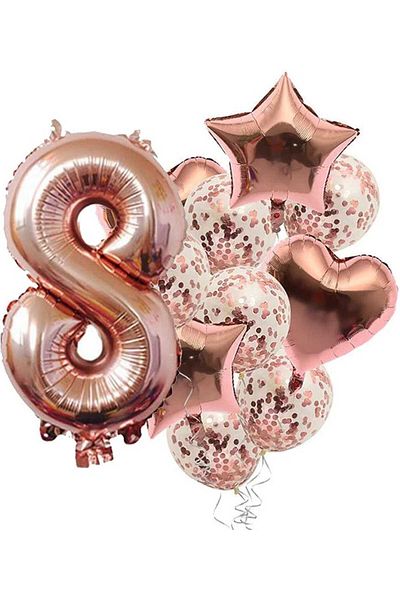 DÜVENCİ TİCARET Rose Gold Age Balloon Concept