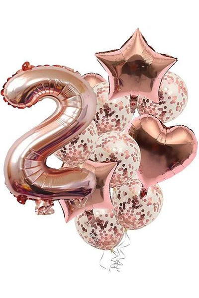 DÜVENCİ TİCARET Rose Gold Age Balloon Concept