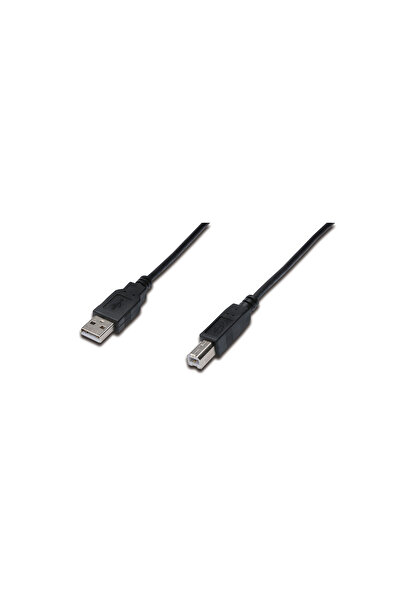 Assmann Usb 2.0 Bağlantı Kablosu, Usb A Erkek - Usb B Erkek B, 1.8 Metre, Awg...