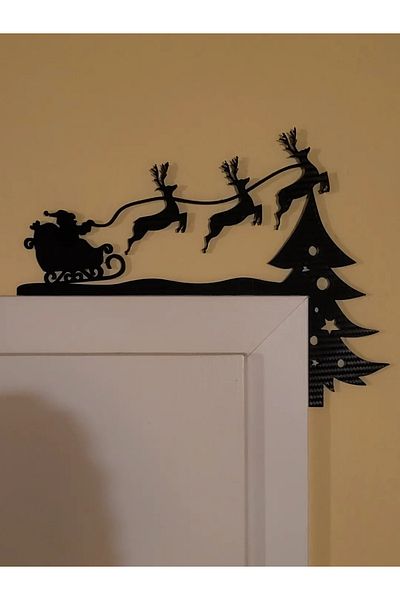 ARES CRAFT Christmas Themed Door Edge Ornament