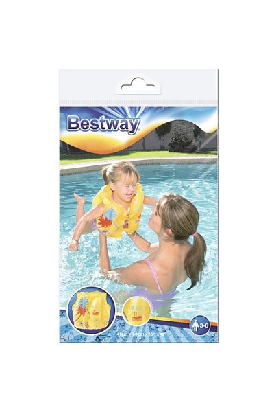BESTWAY 41 Cm Tropical Patterned Life Jacket - 32069